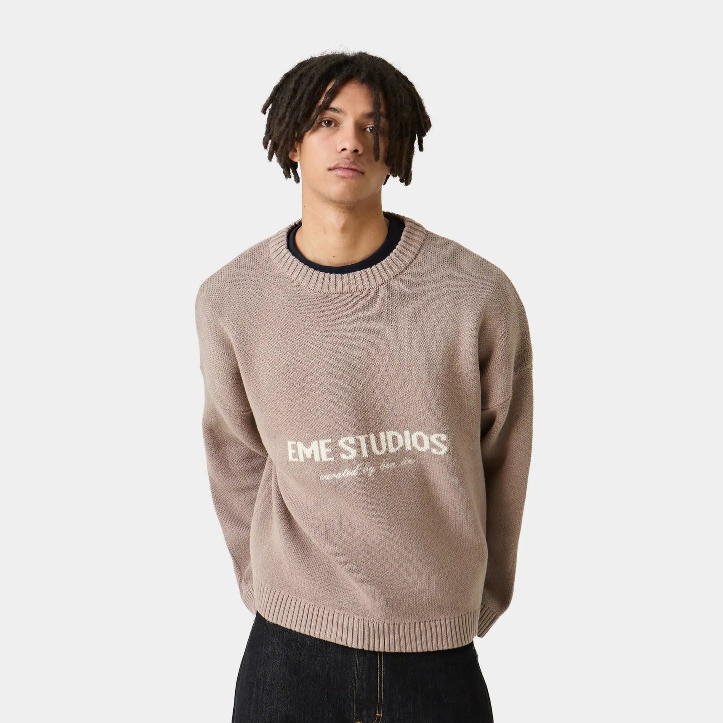 Sweater Eme Studios Master Muddy Brown Knit