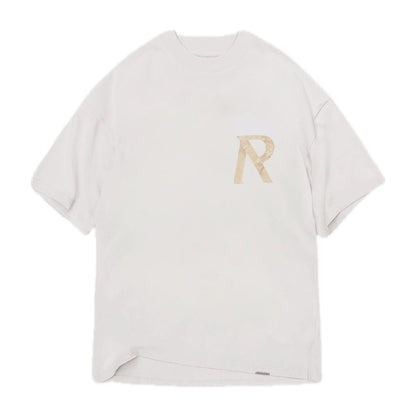 Polera Represent Masking Tape Initial Flat White