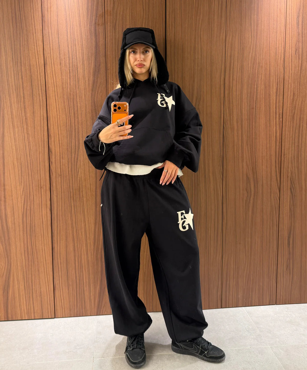 Poleron Gods Brand A New Star Hoodie Black