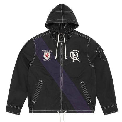 Chaqueta Corteiz Shield Crest Twill Jacket Black