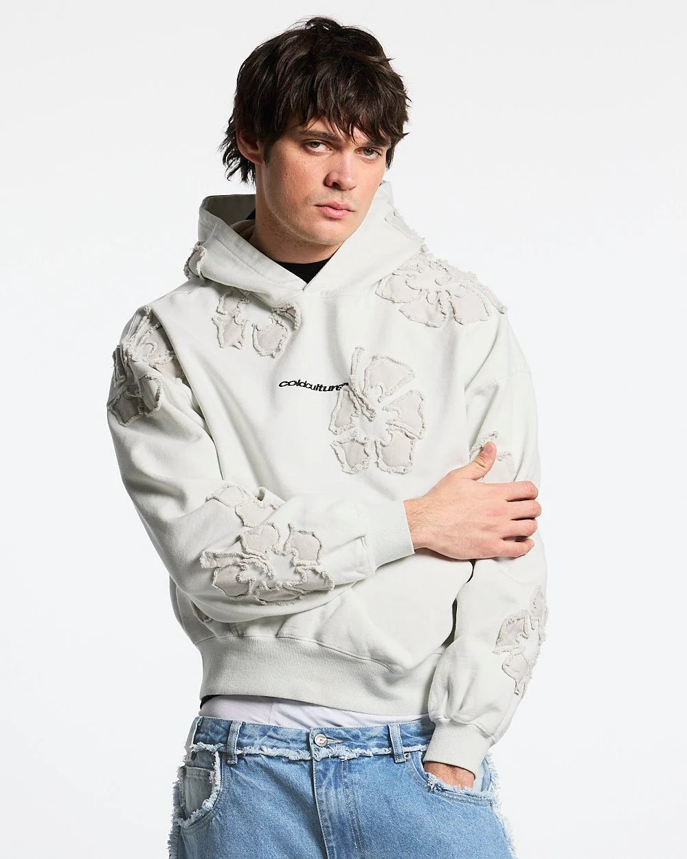 Poleron Cold Culture Fake Love Light Grey