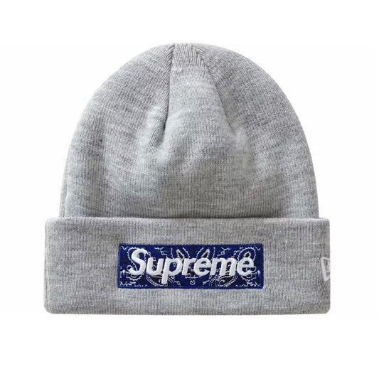 Gorro Supreme x NE Box Logo Bandana Heather Grey