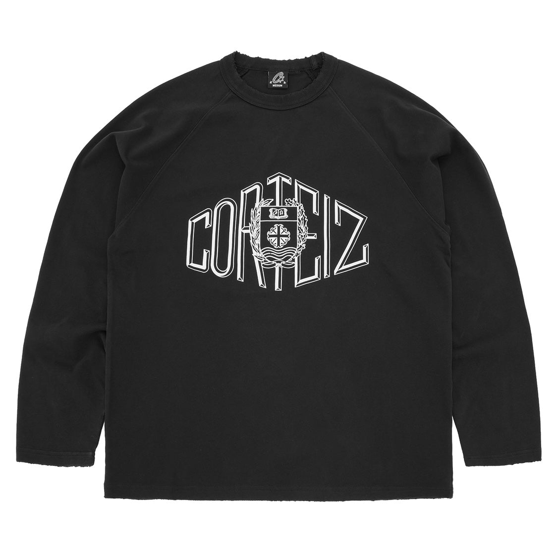 Polera Corteiz Sophomore Raglan L/S Black