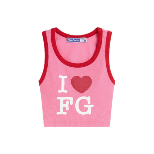 Top Fake Gods Crop Top Rose <3