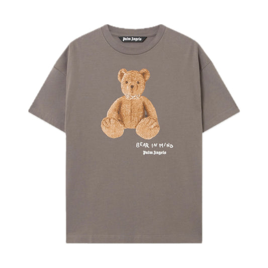 Polera Palm Angels Bear In Mind Dark Grey/Brown