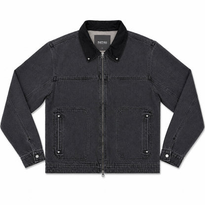 Chaqueta Nude Trucker Denim Worker Black Jacket
