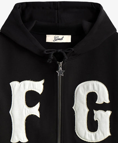 Poleron Fake Gods FG Zipper Black