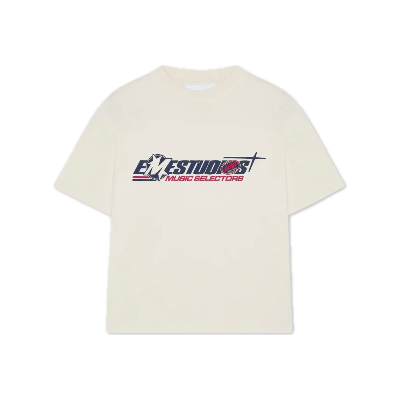 Polera Eme Studios Jackies Off Sand Oversized Tee
