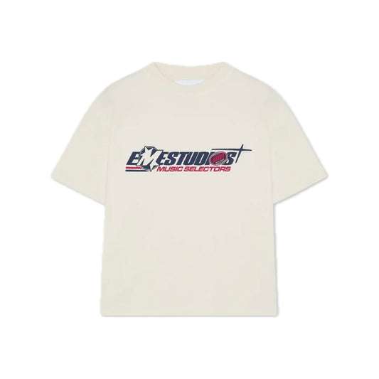 Polera Eme Studios Jackies Off Sand Oversized Tee