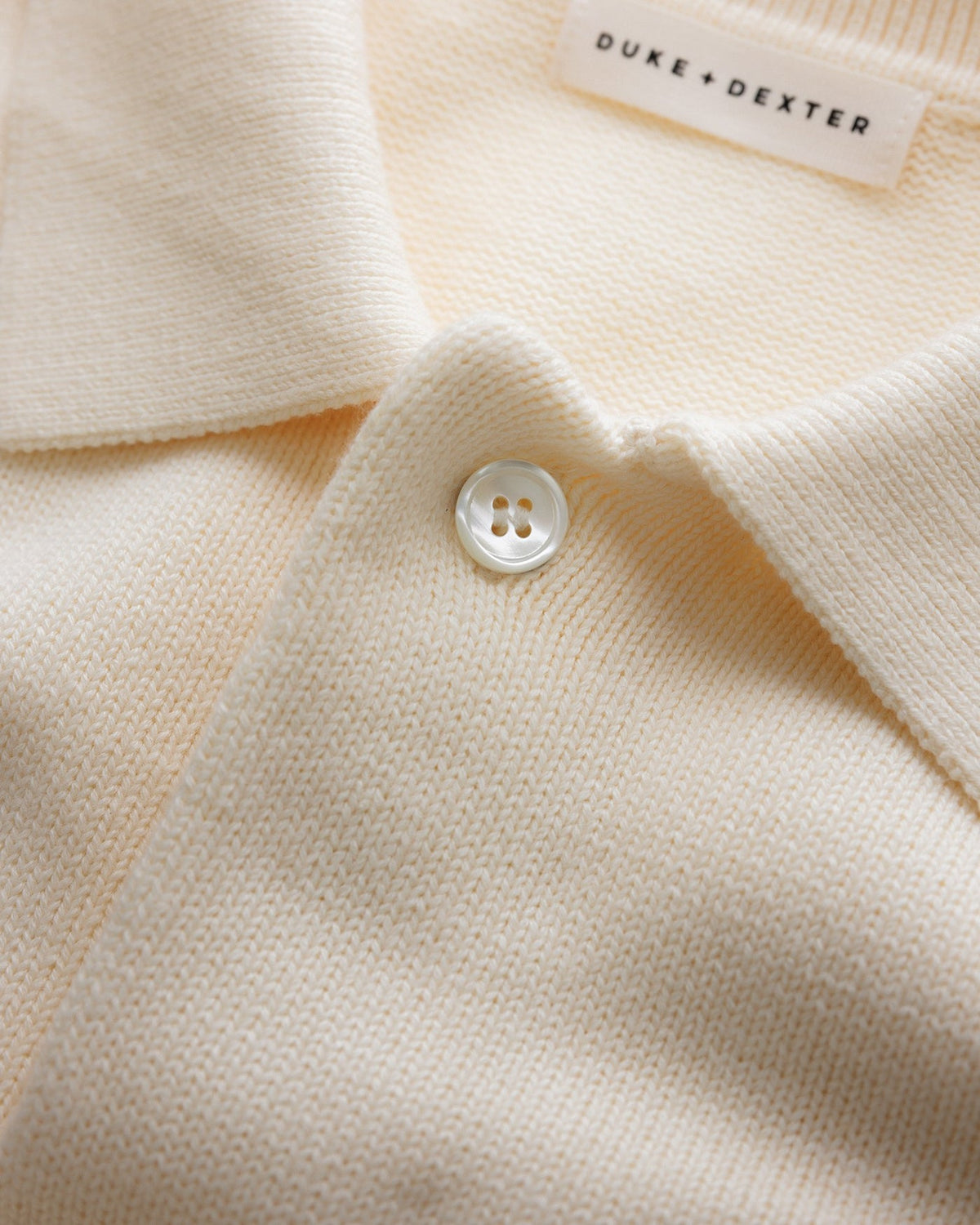 Sweater Duke + Dexter DR4 Cream Racing Polo
