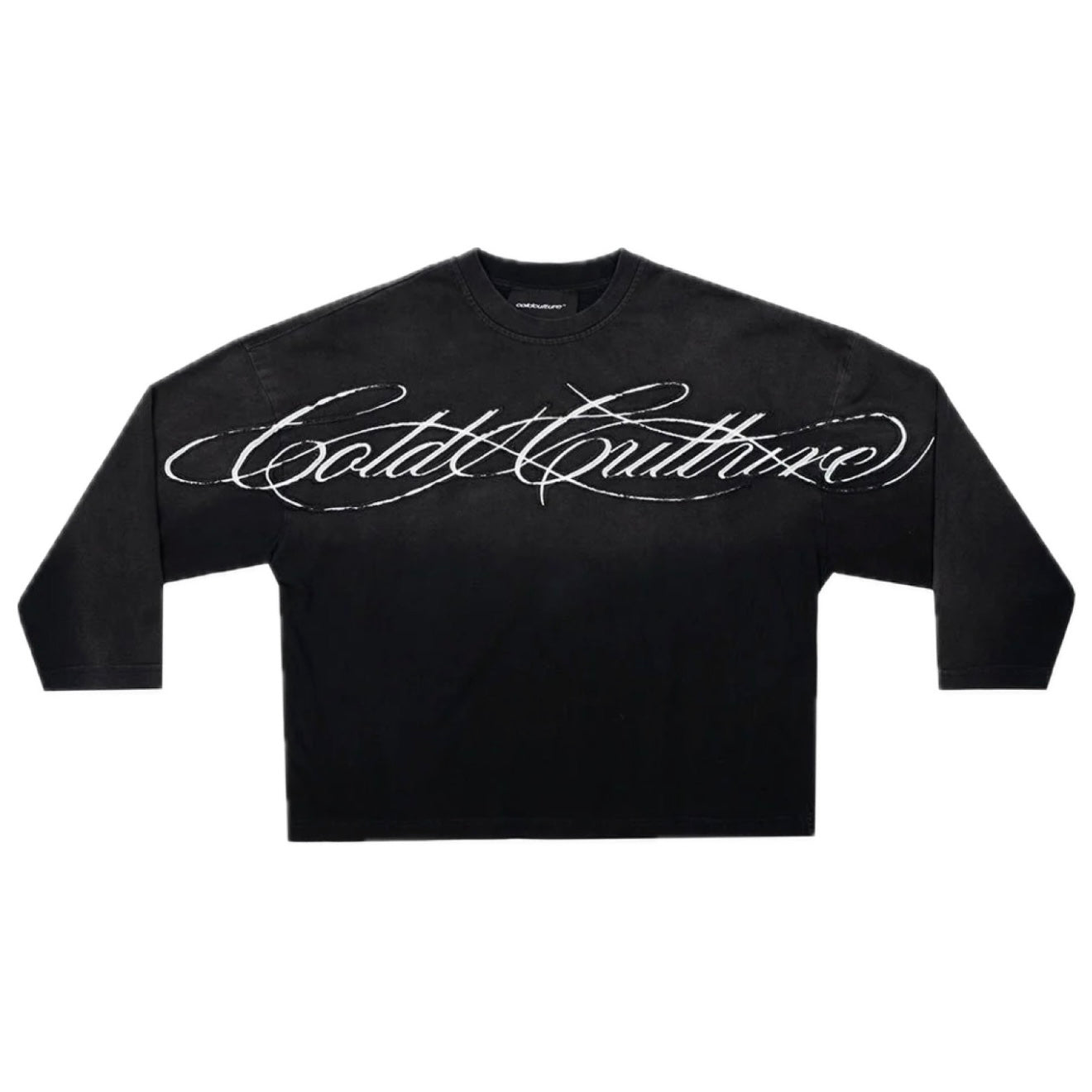 Polera Cold Culture Crossed Script Longsleeve 2.0 Black