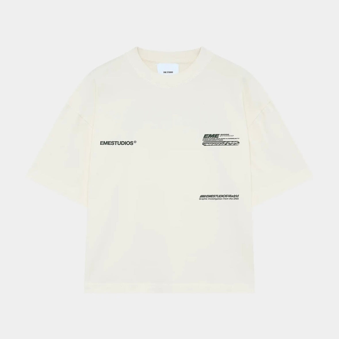 Polera Eme Studios DNA Off Sand Oversized