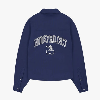 Camisa Nude Varsity Navy