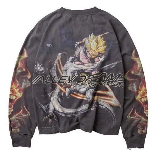 Polera Vale Forever Valley Dreams Trunks Vs Freezer L/S Black
