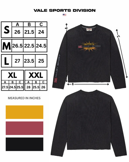 Polera Vale Forever Valley Motocroxxx Thermal Yellow/Black