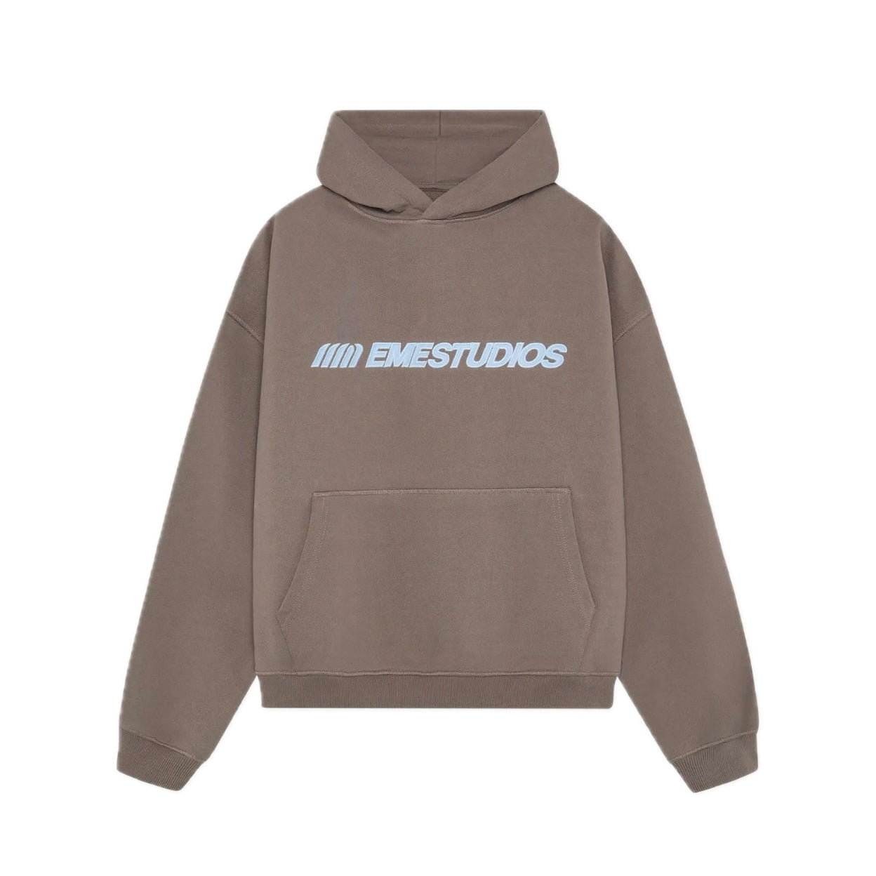 Poleron Eme Studios Metro Choco Oversized Hoodie