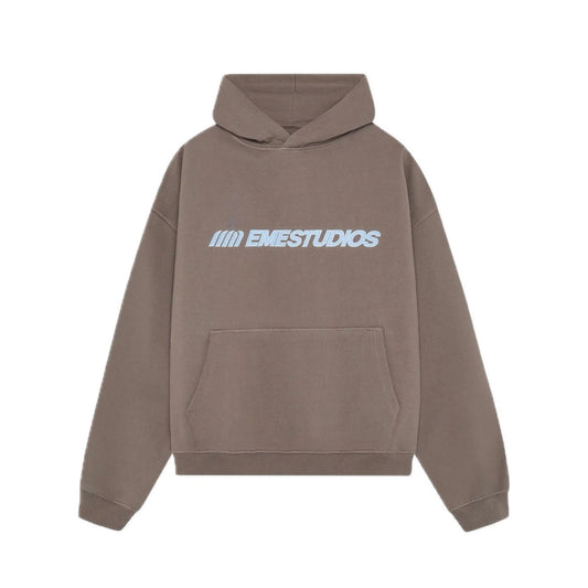 Poleron Eme Studios Metro Choco Oversized Hoodie