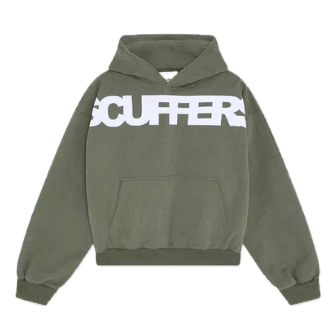 Poleron Scuffers Flock Green Hoodie