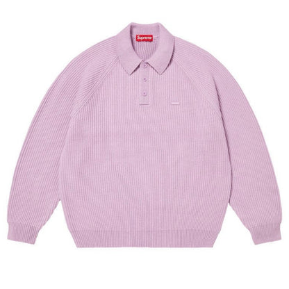 Sweater Supreme Small Box Logo Polo Lavender