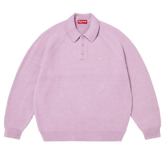 Sweater Supreme Small Box Logo Polo Lavender