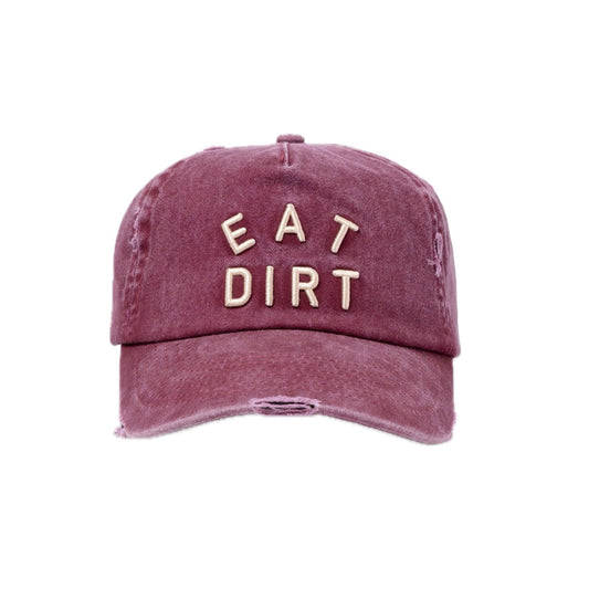 Gorro Duke + Dexter Eat Dirt Washed Red