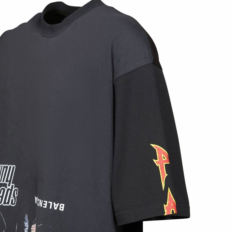 Polera Balenciaga Upside Down Tee Black