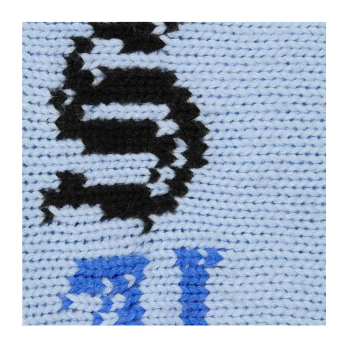 Sweater Supreme Old English Sleeves Light Blue