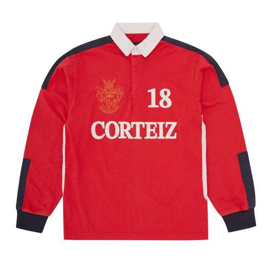 Polo Corteiz Paneled Rugby Red