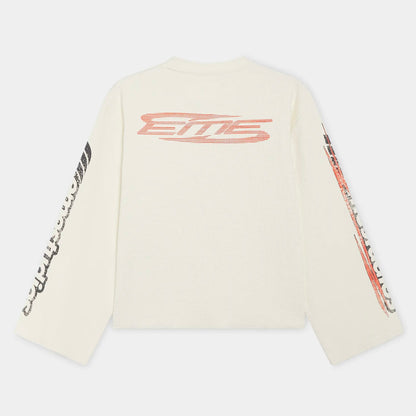 Poleron Eme Studios Waffle Off Sand Crewneck