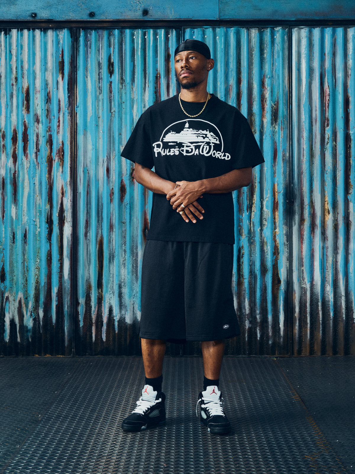 Polera Corteiz Kingdom Tee Black