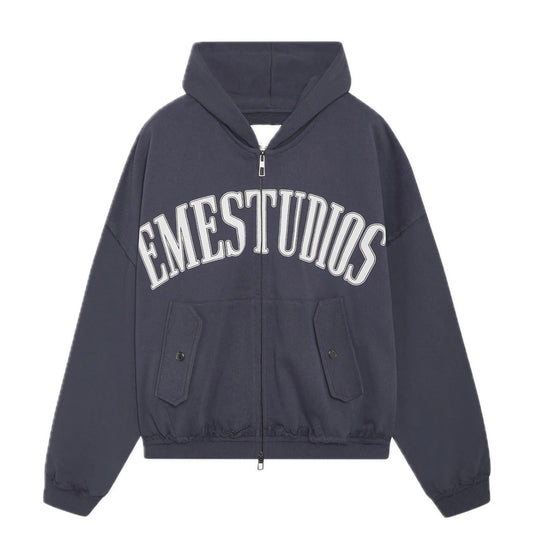 Poleron Eme Studios Vault Ombre Blue Full Zip