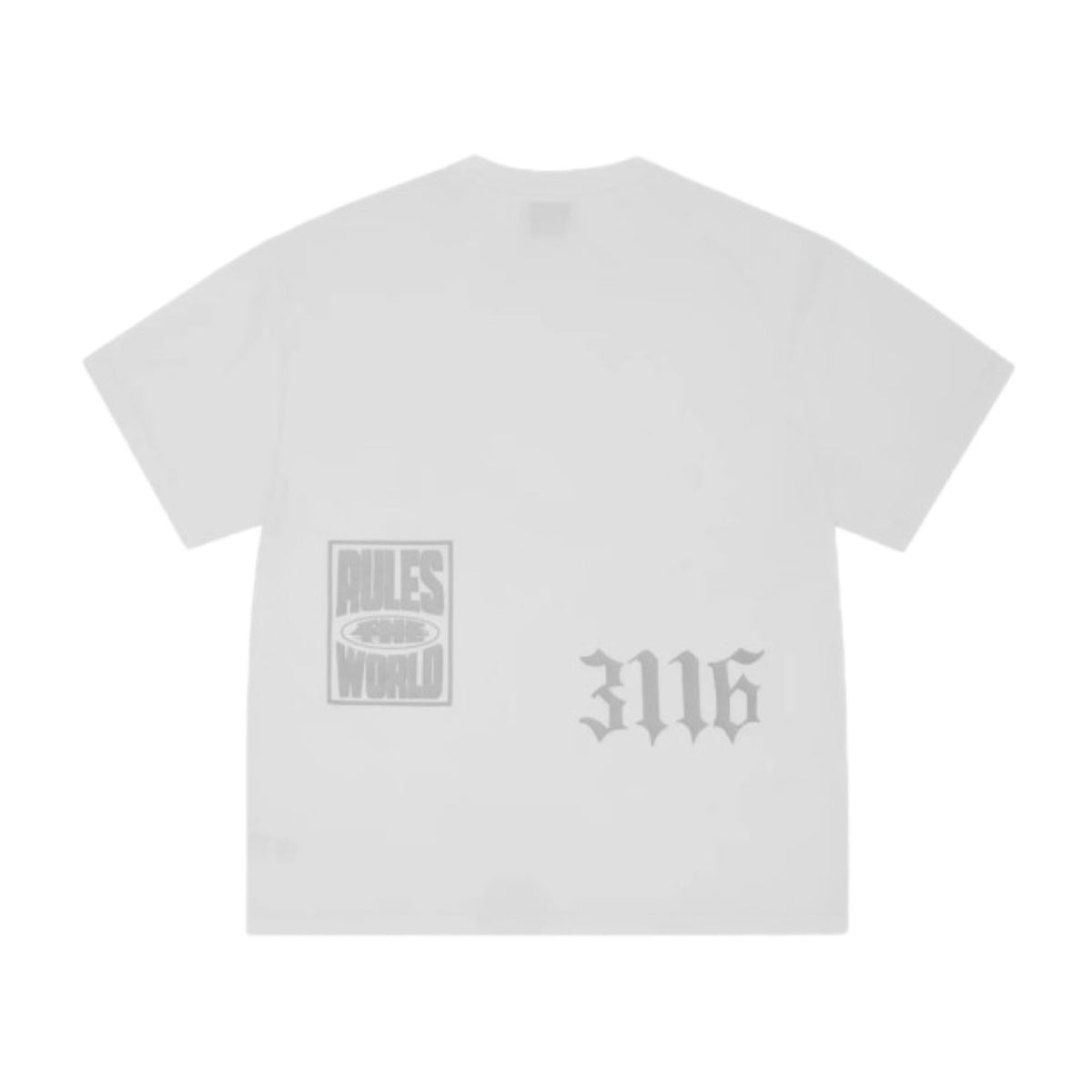 Polera Corteiz x Always Do What You Should Do Sun White