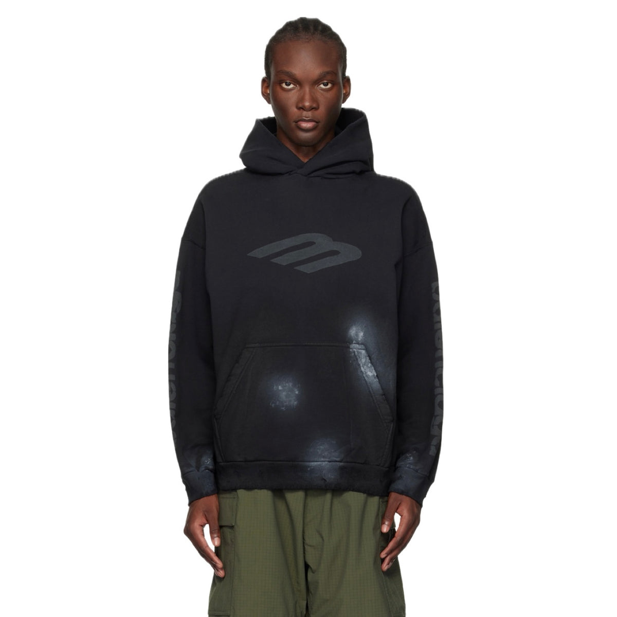 Poleron Balenciaga Medium Fit Faded Black