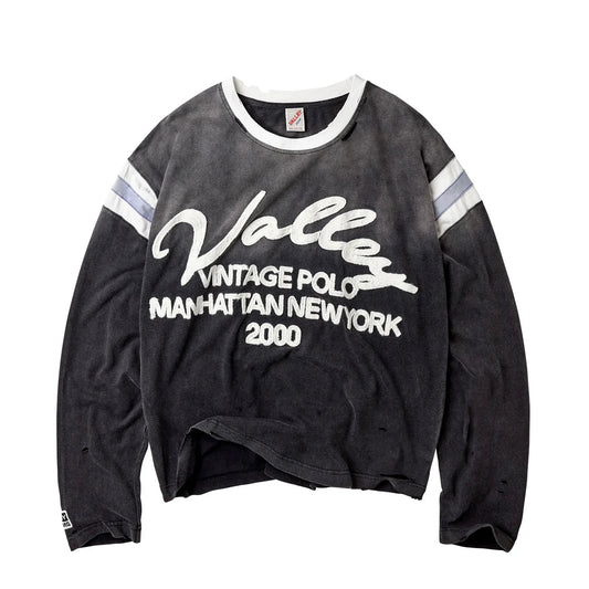 Polera Vale Forever Valley Dreams Vintage Jersey Black L/S