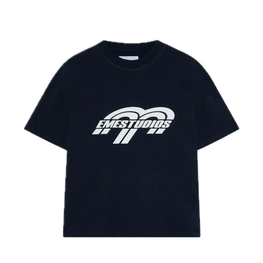 Polera Eme Studios ARC Navy Oversized