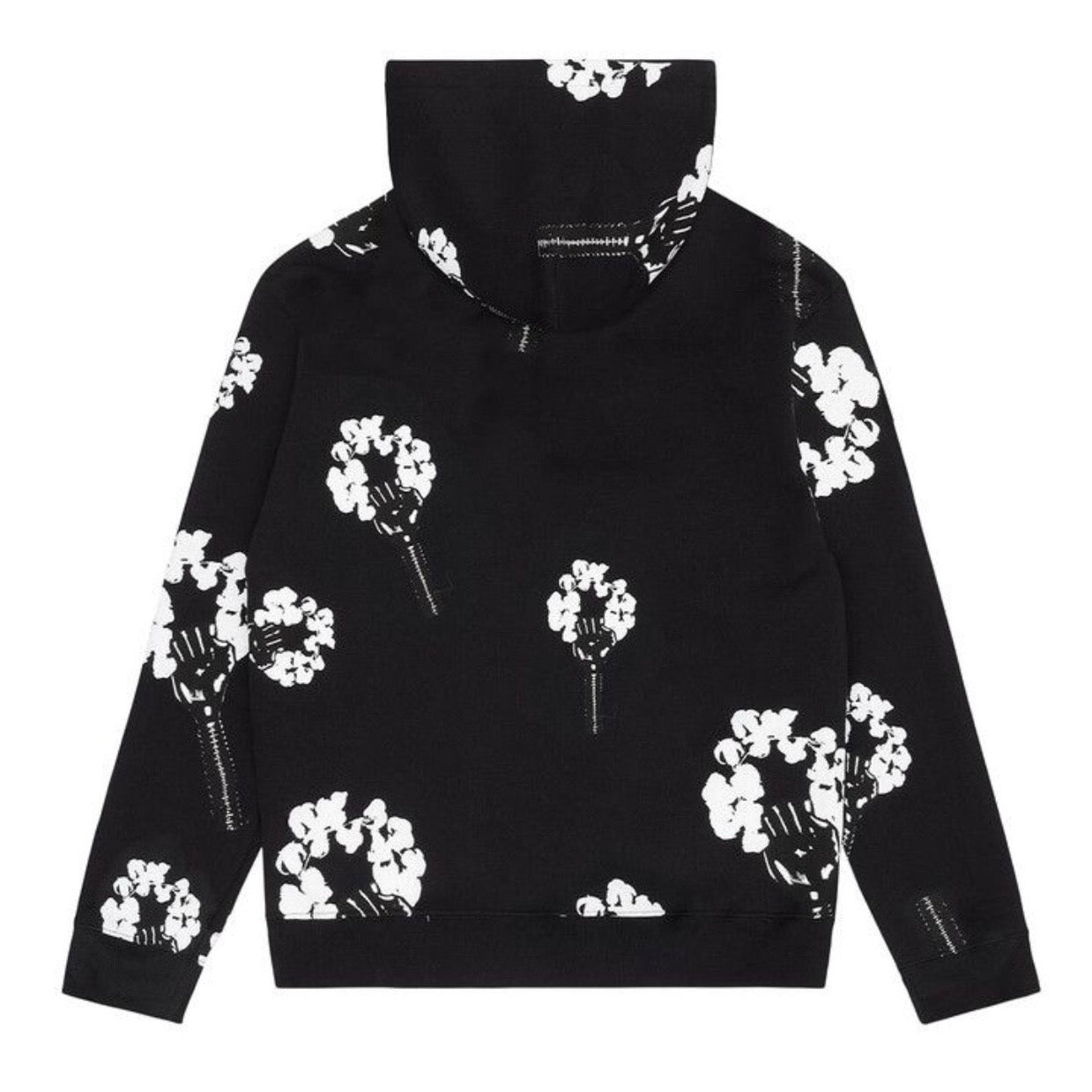 Poleron Denim Tears x Hardies Tears Fist Wreath Hoodie Black