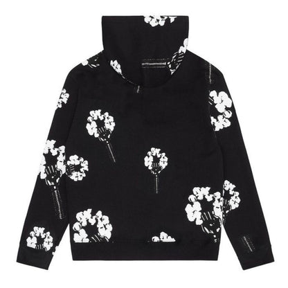 Poleron Denim Tears x Hardies Tears Fist Wreath Hoodie Black