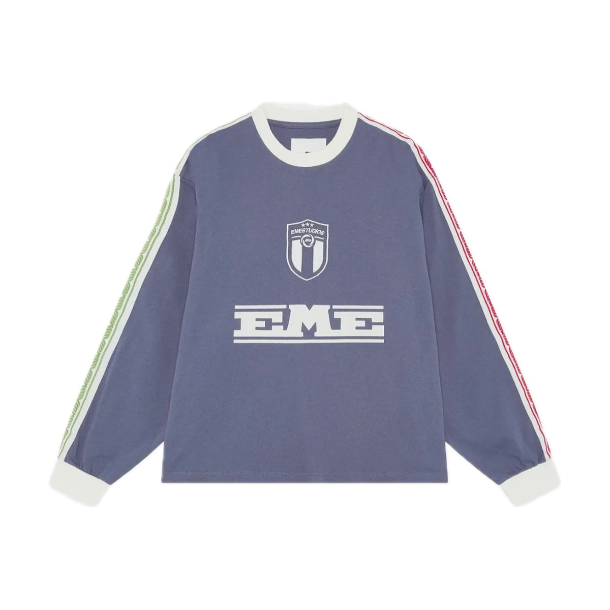Polera Eme Studios Team Navy Oversized L/S