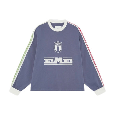 Polera Eme Studios Team Navy Oversized L/S