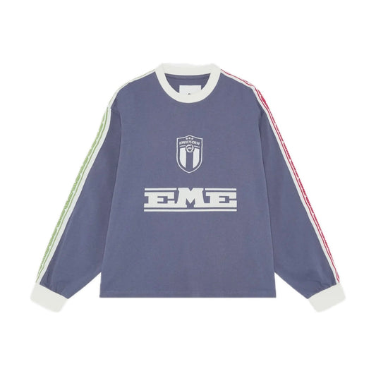 Polera Eme Studios Team Navy Oversized L/S