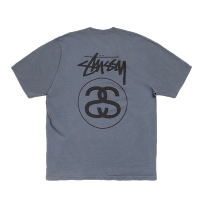 Polera Stussy Stock Link Pigment Dyed Navy