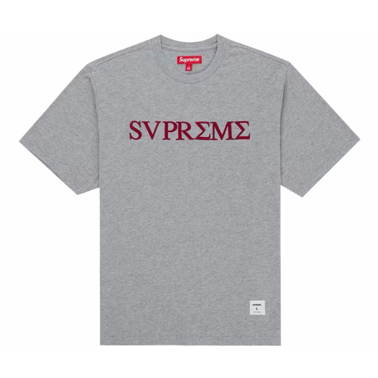 Polera Supreme Greek S/S Top Heather Grey