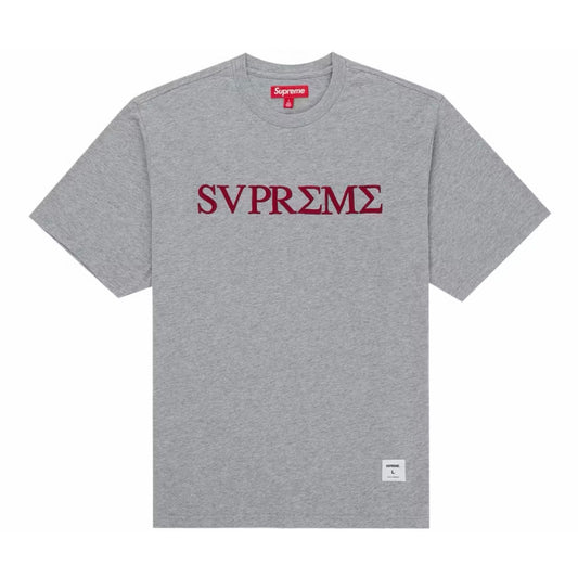 Polera Supreme Greek S/S Top Heather Grey