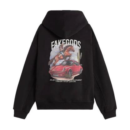 Poleron Fake Gods Horse-Car Black