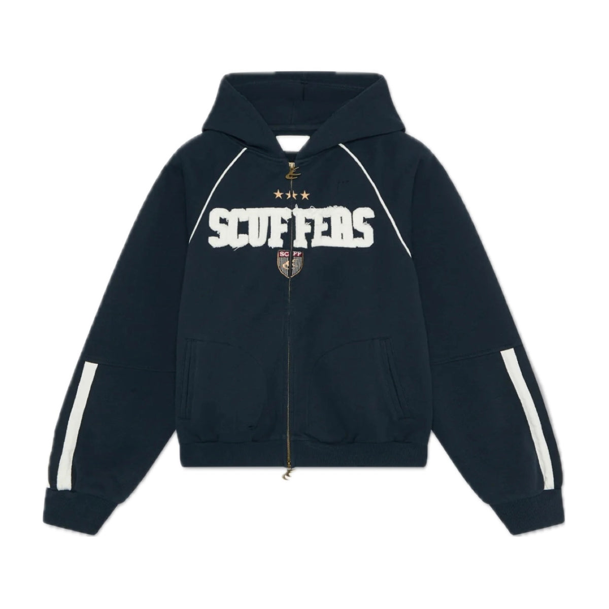 Poleron Scuffers Bentley Navy Zipper