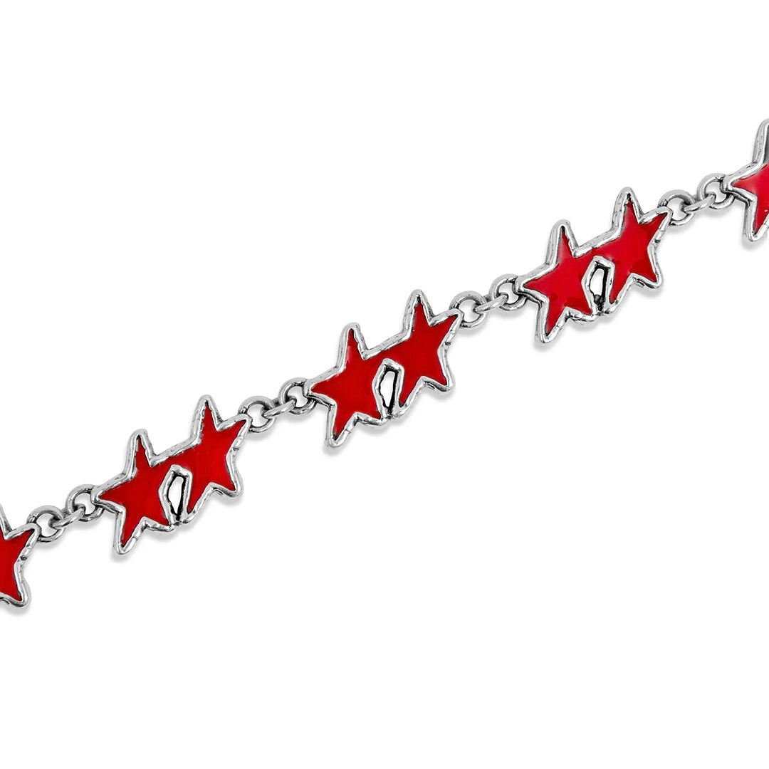 Pulsera Twojeys Red Melted Stars Bracelet