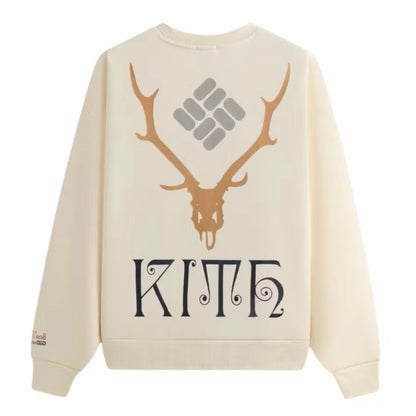 Poleron Kith x South2 West8 Columbia Nelson Crewneck Sandrift
