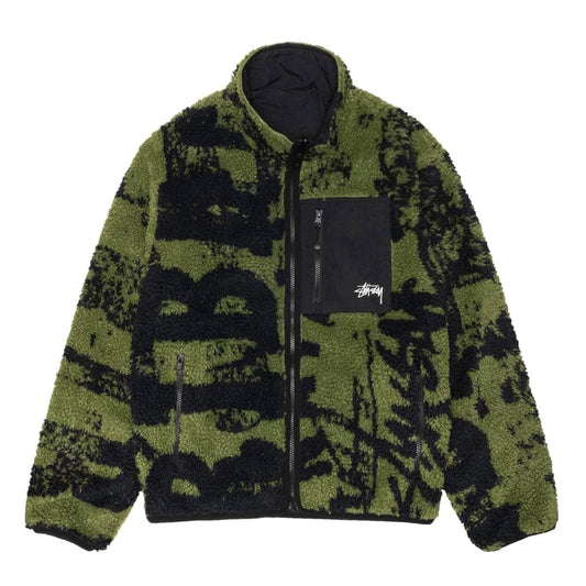 Stussy Sherpa Stamp Reversible Jacket