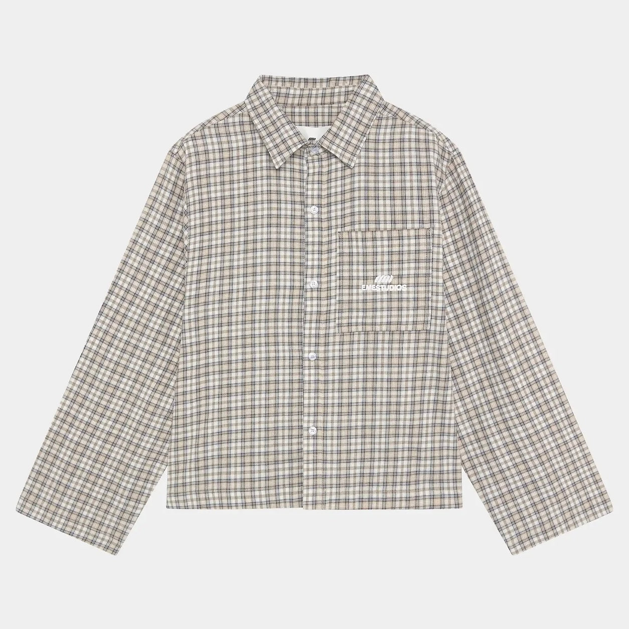Camisa Eme Studios Ivy Off Sand Boxy Shirt