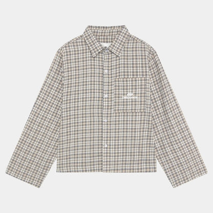 Camisa Eme Studios Ivy Off Sand Boxy Shirt